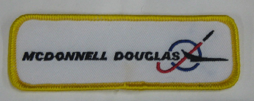 McDonnell Douglas Rectangular Logo Patch 