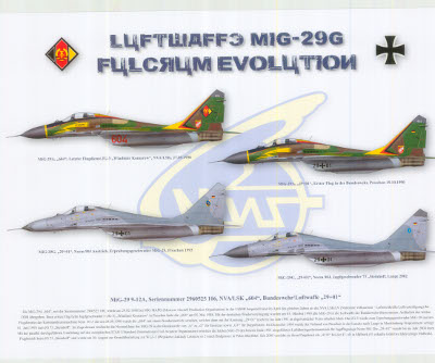 Color Print - LUFTWAFFE MIG-29 FULCRUM 